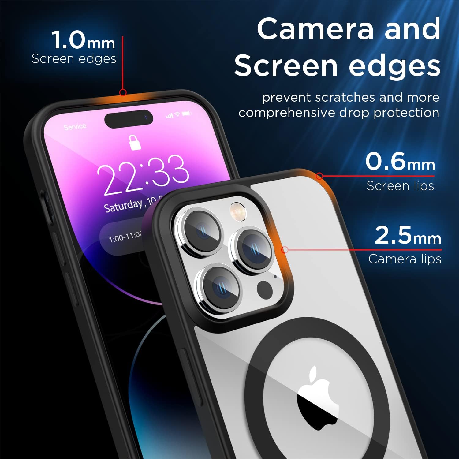 Transparent Hybrid MagSafe Case for iPhone 14 Pro Transparent Hybrid MagSafe Case for iPhone 14 Pro